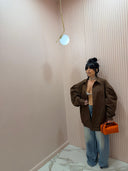 Camicia marrone over
