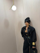 Camicia Victor spallina nera