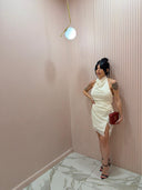 Mini dress pois healter