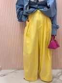 Pantalone denim giallo