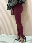 Leggings ghetto bordeaux
