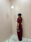 Pantalone Tuta bordeaux